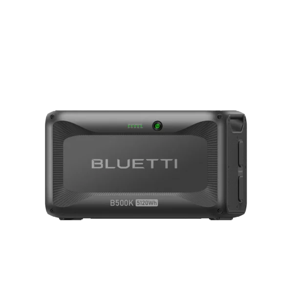 BLUETTI B500K 5120 Wh LiFePO₄ high-capacity expansion battery pack for home, RV, off-grid solar, and backup power systems