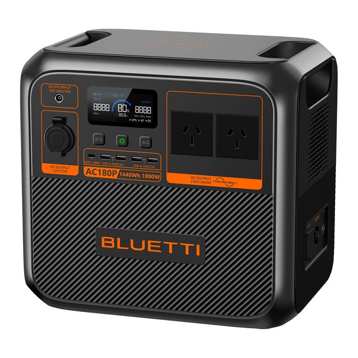 BLUETTI AC180P Solar Portable Power Station | 1,800W 1,440Wh