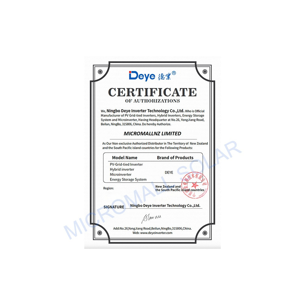 Deye 3.6KW On Grid Single Phase String Inverter 2 MPPT SUN-3.6K-G04-AU - Image 4