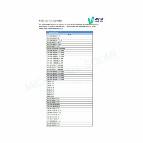 Deye 20kW Three Phase 2 MPPT Hybrid Inverter SUN-20K-SG01HP3-AU - Image 4