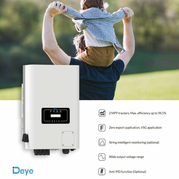 Deye SUN-25K-G05-AU 25kW Three Phase String Inverter 2 MPPT - Image 5