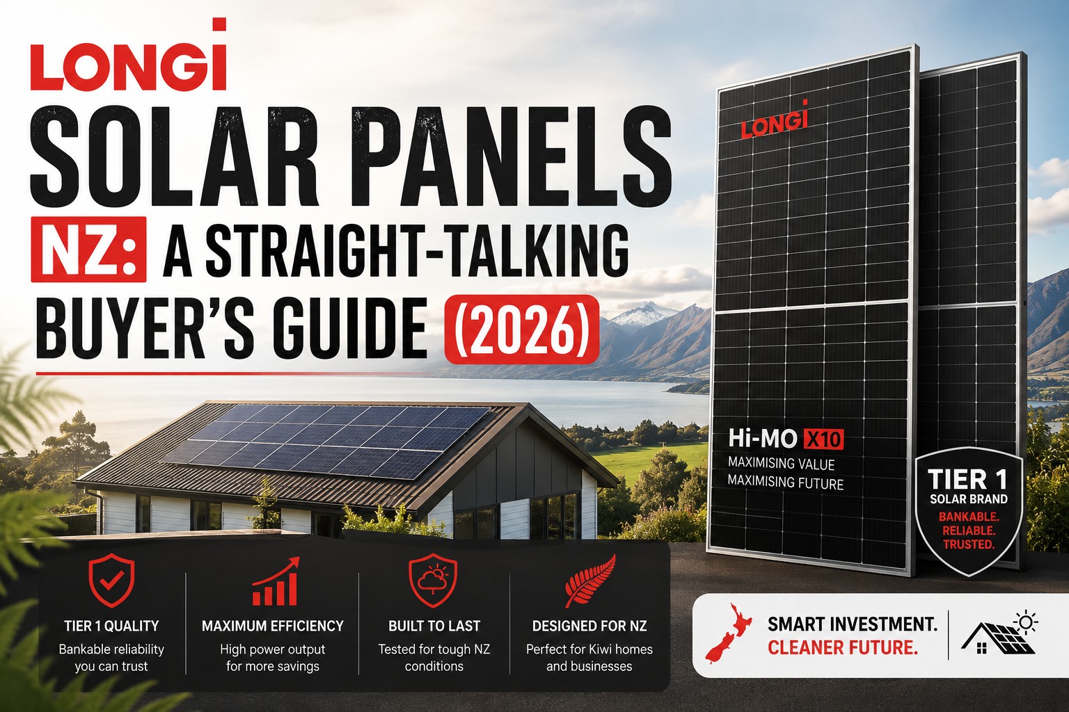 LONGi Solar Panels NZ