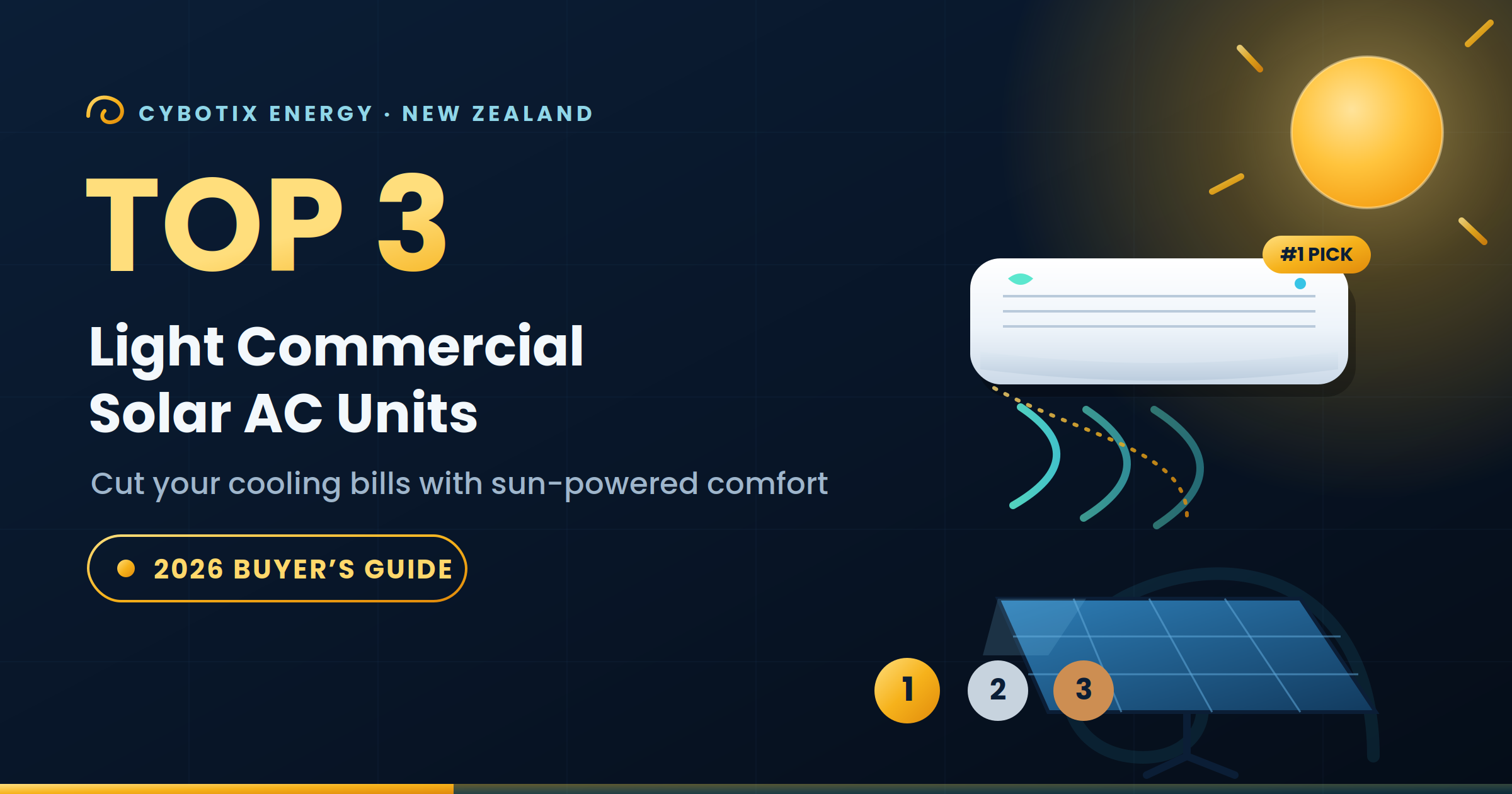 The Top 3 Light Commercial Solar AC Units in NZ (2026 Buyer's Guide)