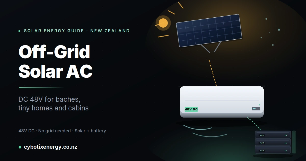Wall Mounted Solar AC Off-Grid DC 48V