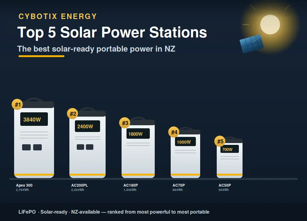 Top 5 Solar Portable power station in nz