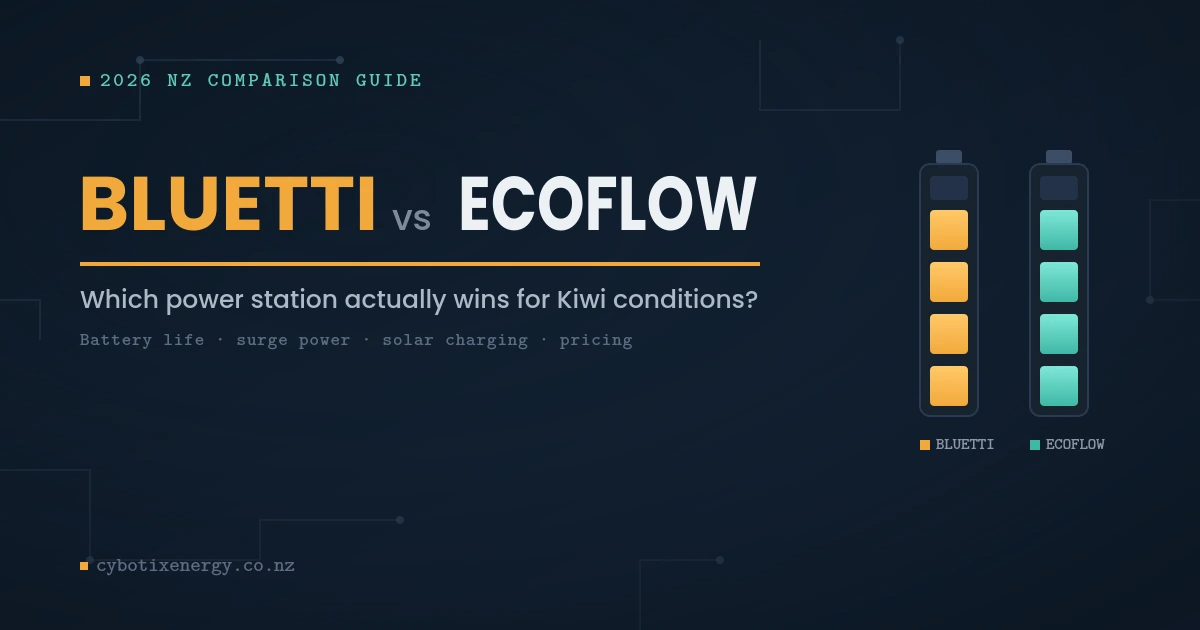 BLUETTI vs EcoFlow New Zealand