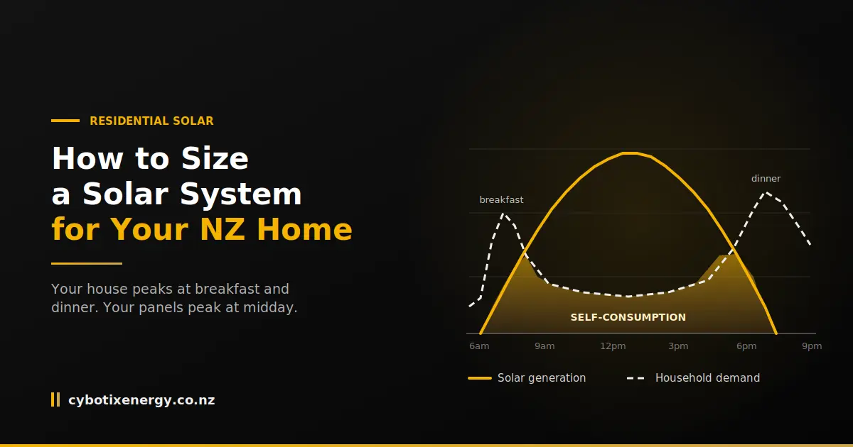 How to size a solar system for your NZ home