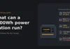 Can a 1000Wh Power Station Run