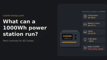 Can a 1000Wh Power Station Run